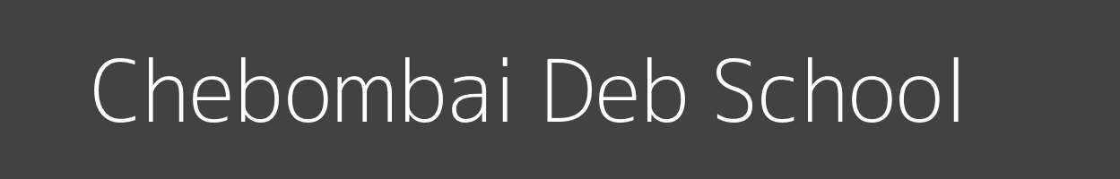 Chebombai Deb School Kaboywo Kaptama Image