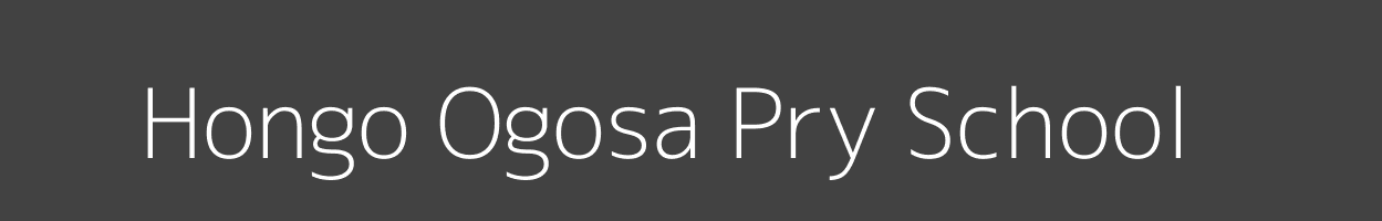 Hongo Ogosa Pry School Katho Kadibo Image
