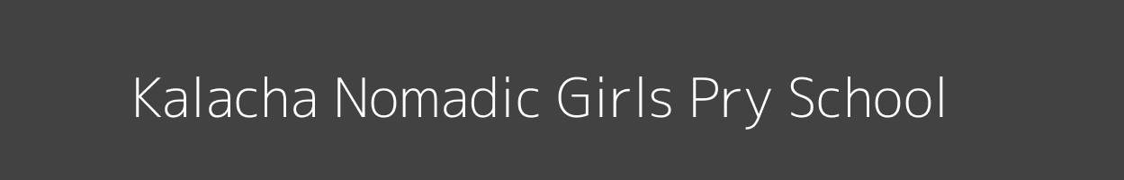 Kalacha Nomadic Girls Pry School Kalacha Maikona Image