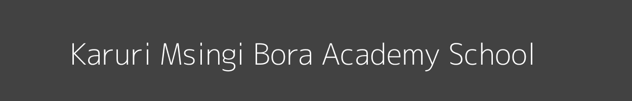 Karuri Msingi Bora Academy School Kiambaa Kiambaa Image