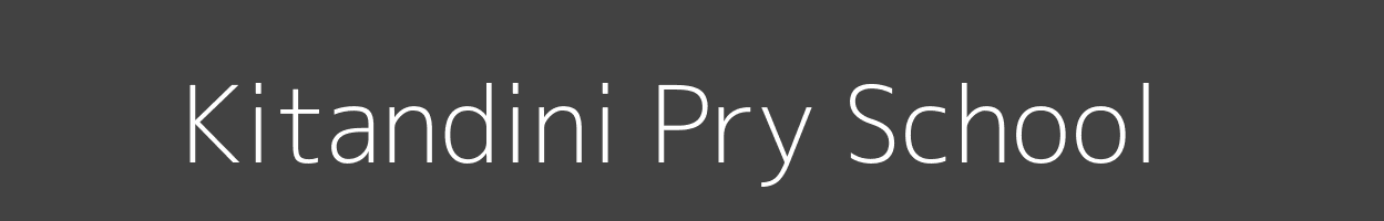 Kitandini Pry School Kisau Kisau Image