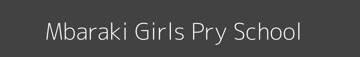 Mbaraki Girls Pry School Ganjoni Island Image