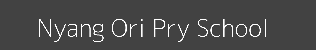 Nyang Ori Pry School Tambua Tiriki West Image