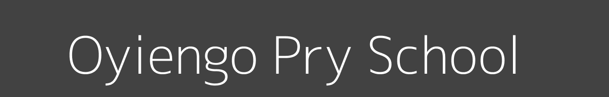 Oyiengo Pry School South West Kisumu Winam Image