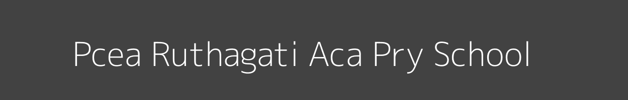 Pcea Ruthagati Aca Pry School Kirimukuyu Mathira Image