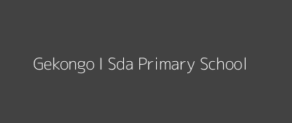 Gekongo I Sda Primary School Nyang Iti Nyanza Province Image