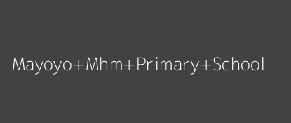 Mayoyo Mhm Primary School Luandeti Western Province Image