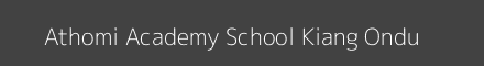 Athomi Academy School Kiang Ondu Image