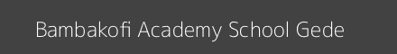 Bambakofi Academy School Gede Image