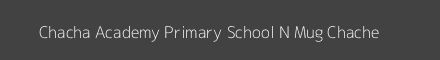 Chacha Academy Primary School N Mug Chache Image
