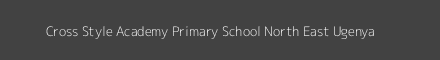 Cross Style Academy Primary School North East Ugenya Image