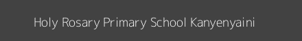 Holy Rosary Primary School Kanyenyaini Image