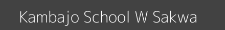 Kambajo School W Sakwa Image