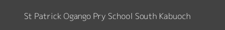 St Patrick Ogango Pry School South Kabuoch Image